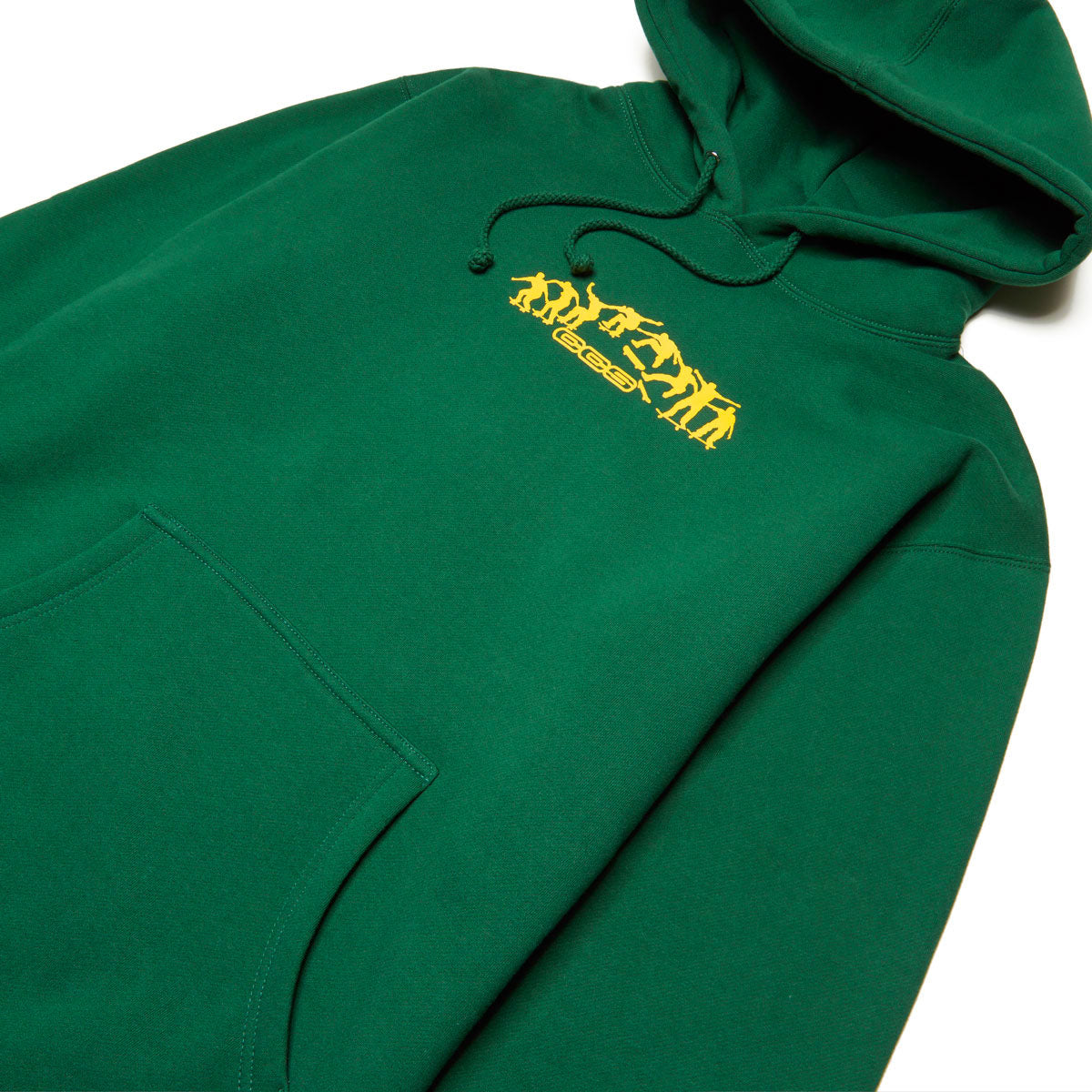 CCS Kickflip Logo Pullover Hoodie - Forest/Yellow image 3