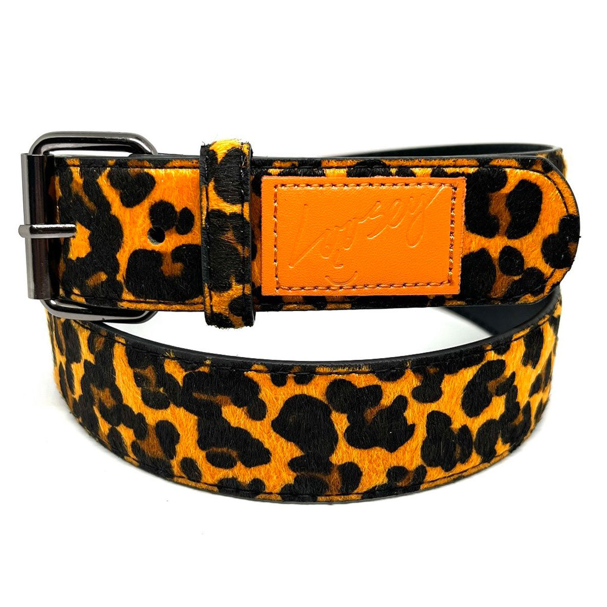 Loosey Cheetah Print Belt - Orange image 1