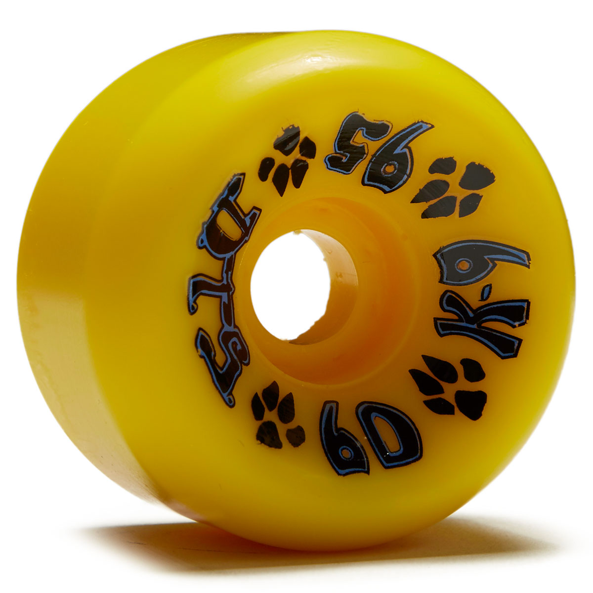 Dogtown K-9 95a Skateboard Wheels - Yellow - 60mm image 1