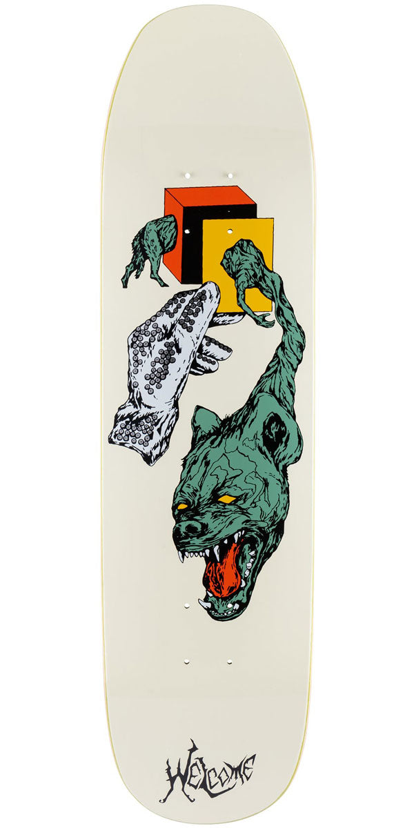Welcome Face of a Lover On A Son Of Moontrimmer Skateboard Deck - Bone - 8.25