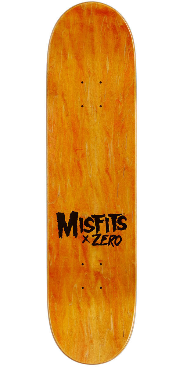 Zero x Misfits Big Fiend Skateboard Deck - Black/White - 8.00