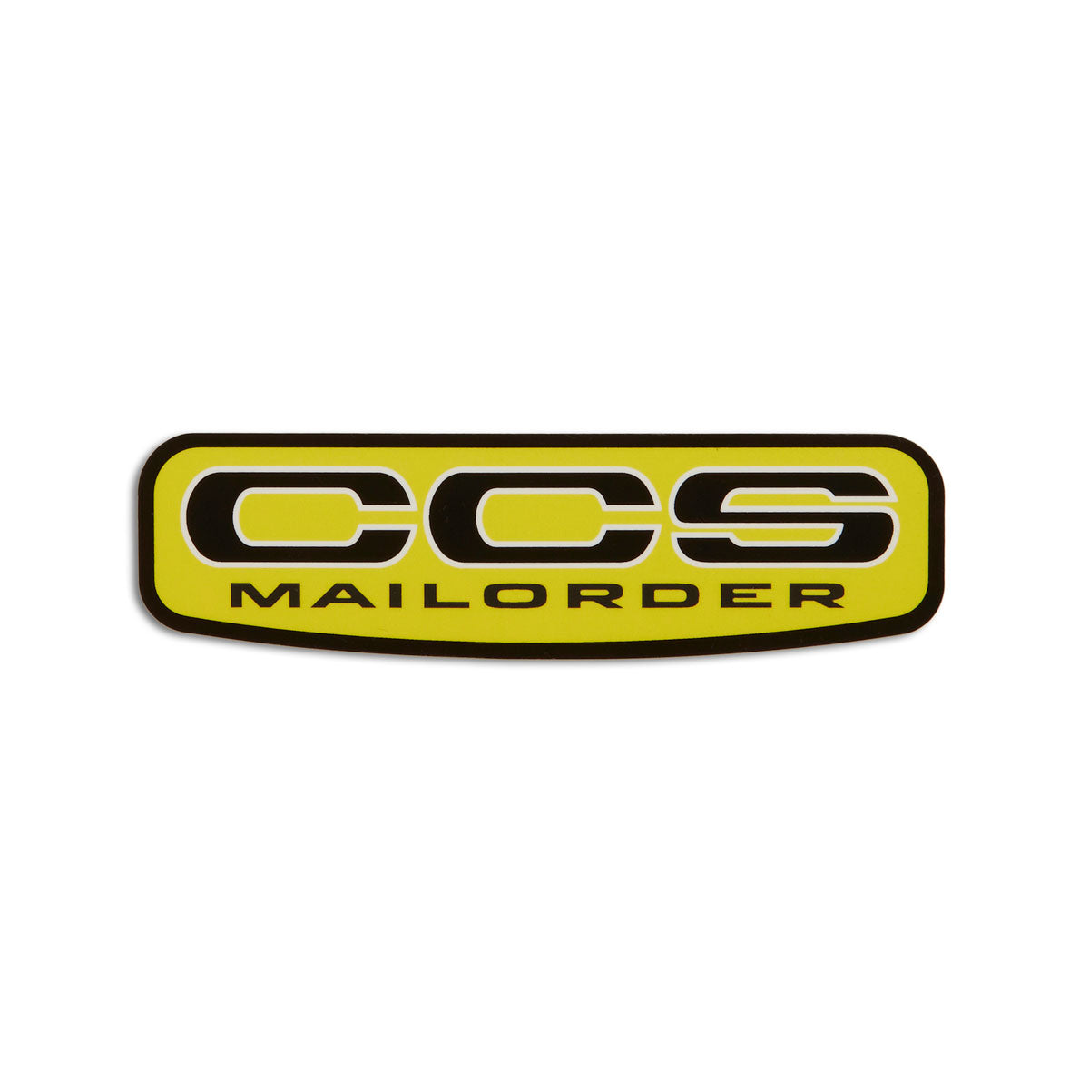 CCS Mailorder Logo Stickers - Yellow/White/Black image 1