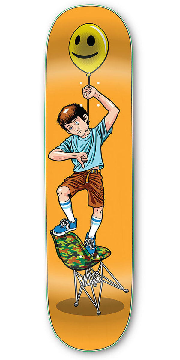 Strangelove Balloon Boy Skateboard Deck - Gold - 8.25