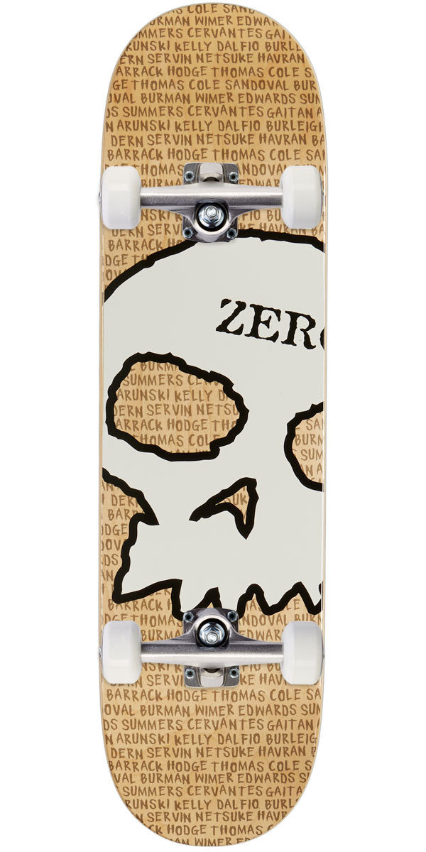 Zero Team Skull Skateboard Complete - 8.50