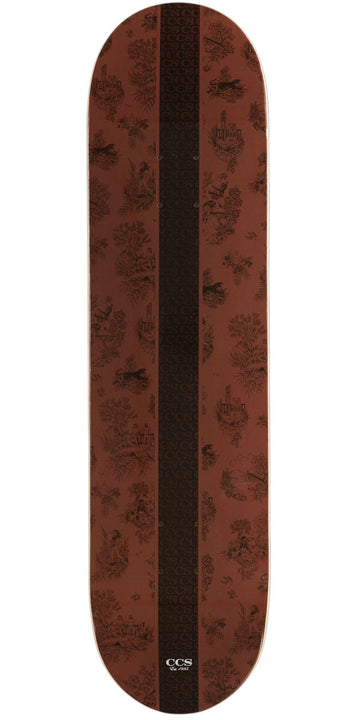 CCS Toile Skateboard Deck - Brown Root - 8.25