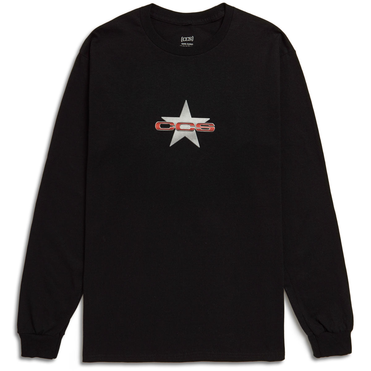 CCS 97 Star Long Sleeve T-Shirt - Black - LG image 1