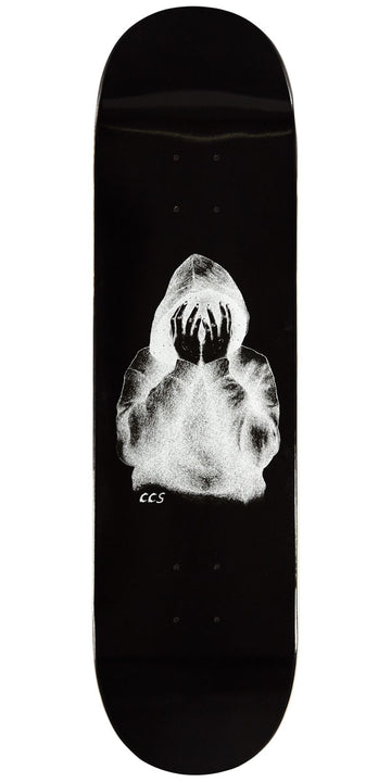 CCS Smile on The Surface Skateboard Deck - Black - 8.50