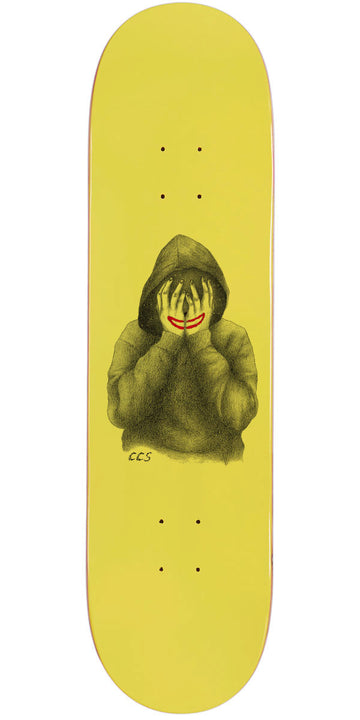 CCS Smile on The Surface Skateboard Deck - Yellow - 8.125