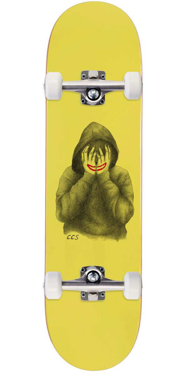 CCS Smile on The Surface Skateboard Complete - Yellow - 7.50