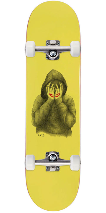 CCS Smile on The Surface Skateboard Complete - Yellow - 8.125