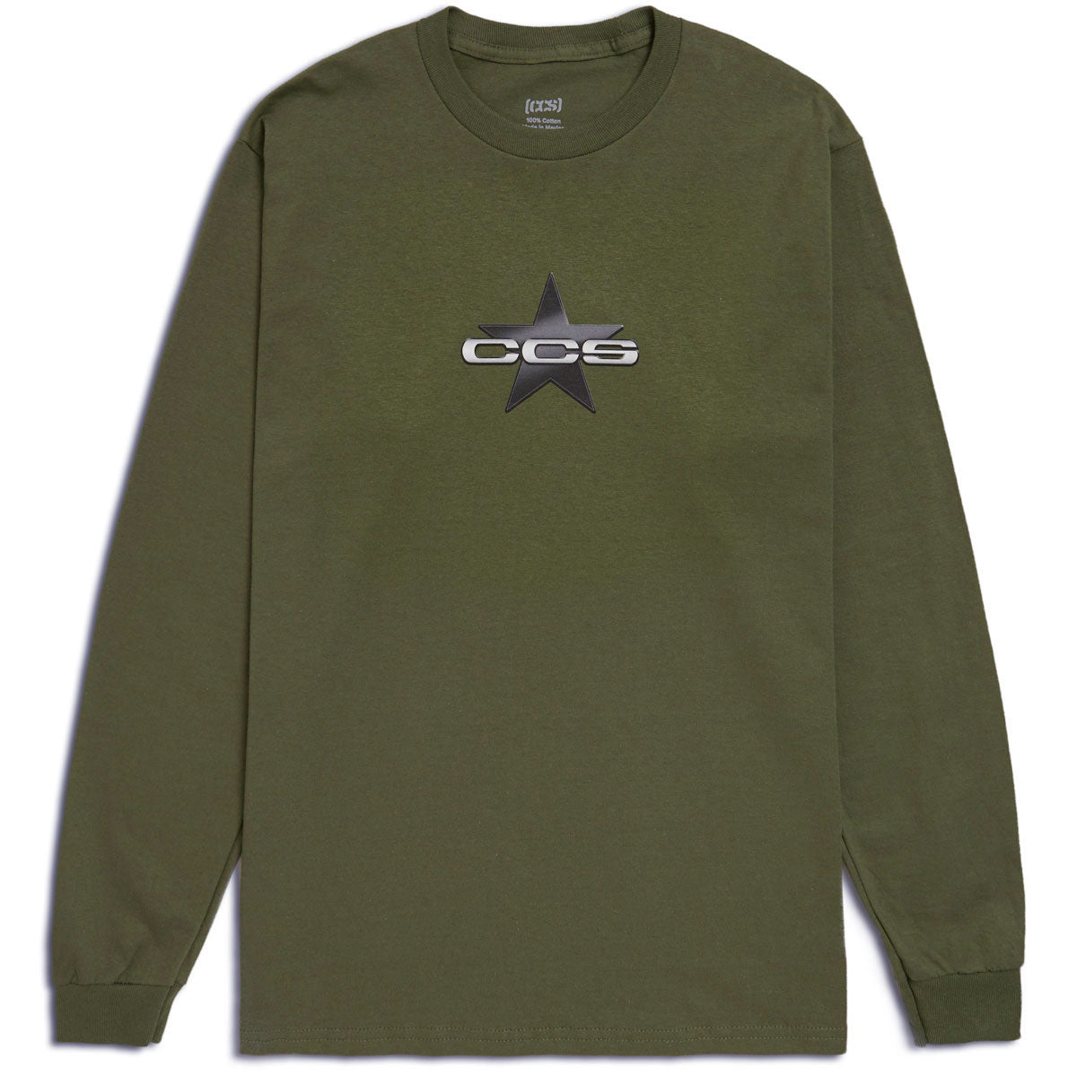 CCS 97 Star Long Sleeve T-Shirt - Surplus Green - SM image 1