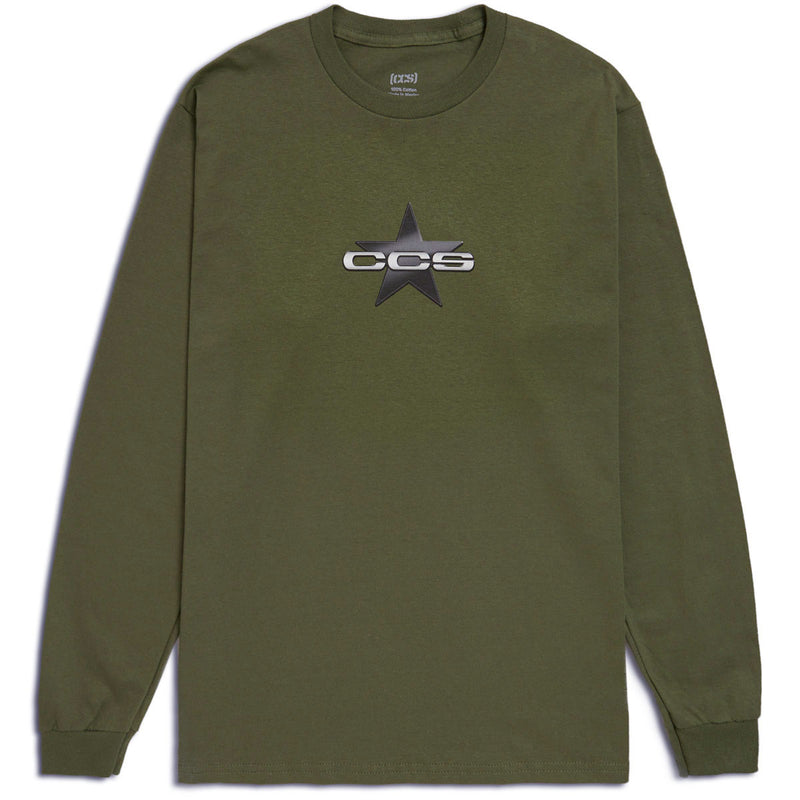 CCS 97 Star Long Sleeve T-Shirt - Surplus Green - LG