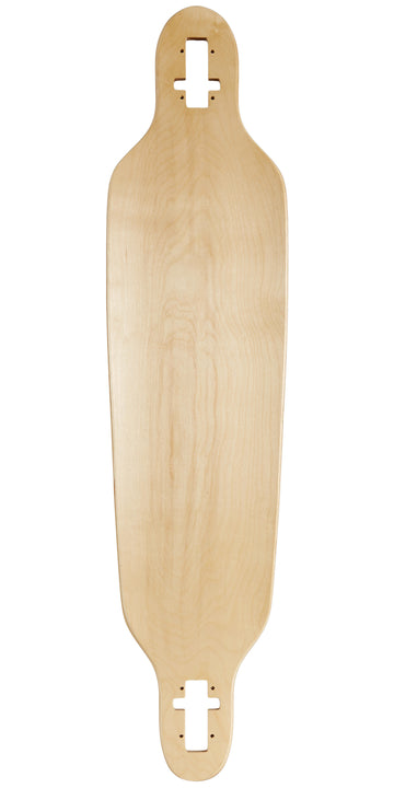 Daddies Logo Drop-Thru Longboard Complete - Orange