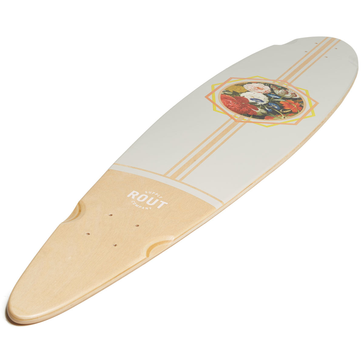 Rout Floral Pintail Longboard Complete image 4