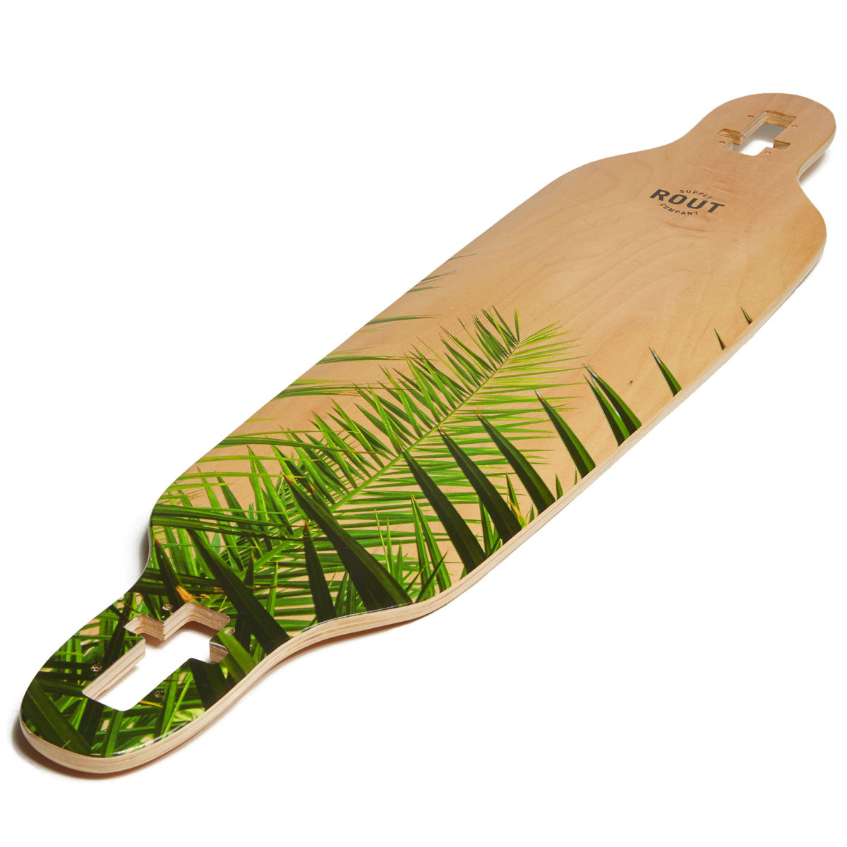 Rout Palms Drop-Thru Longboard Deck image 4
