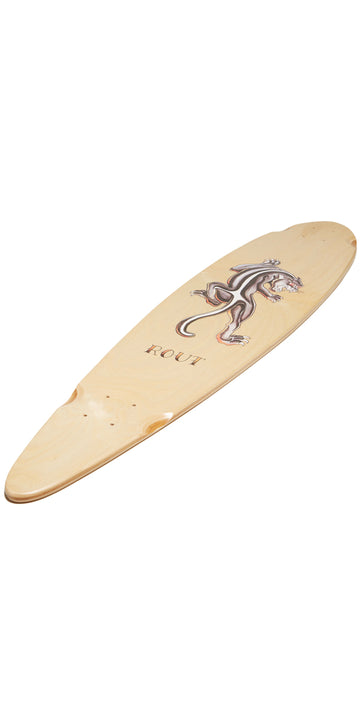 Rout Flash Pintail Longboard Deck
