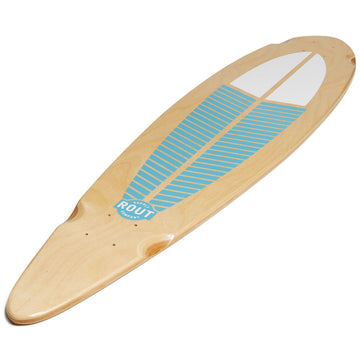 Rout Plume Pintail Longboard Deck