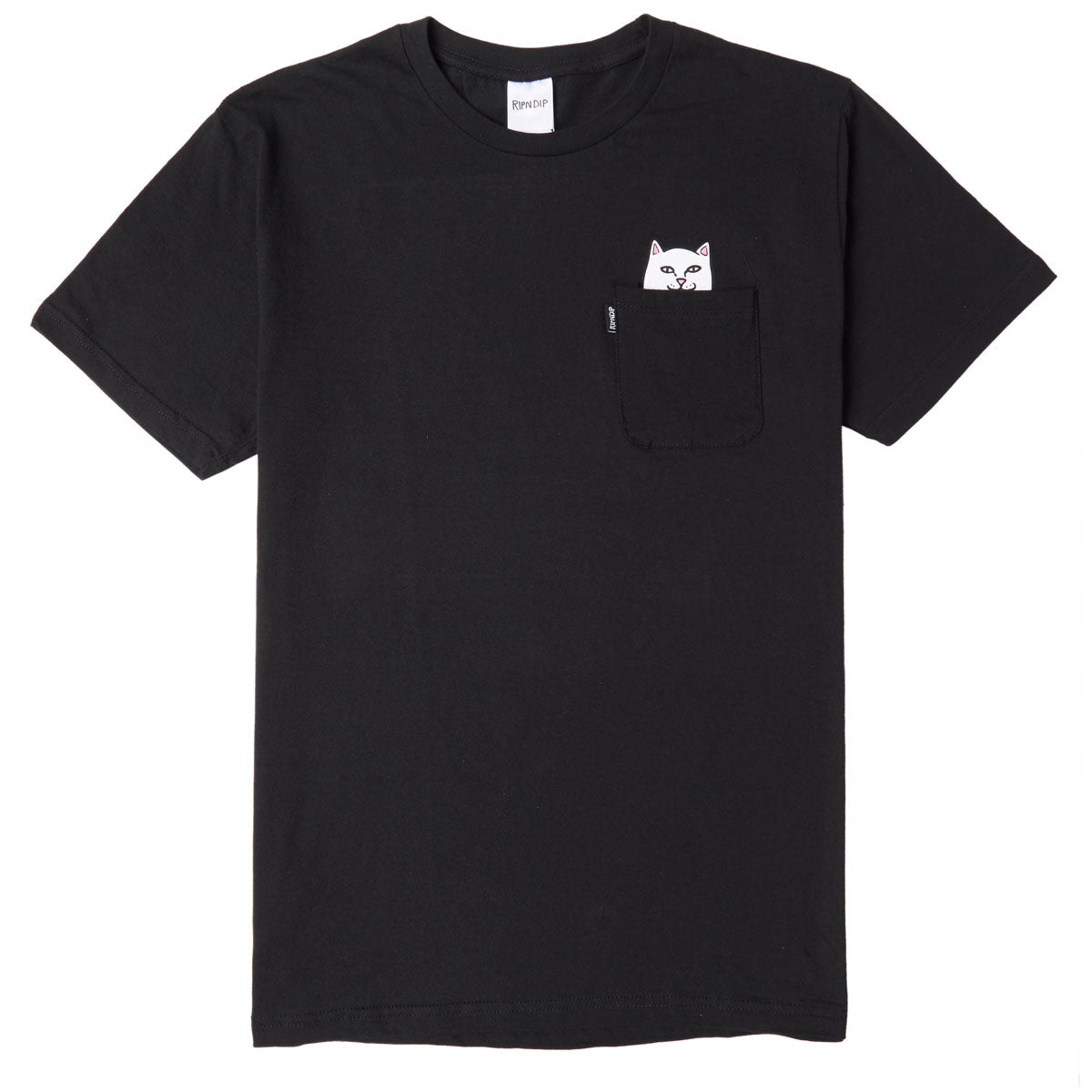 RIPNDIP Lord Nermal Pocket T-Shirt - Black image 1