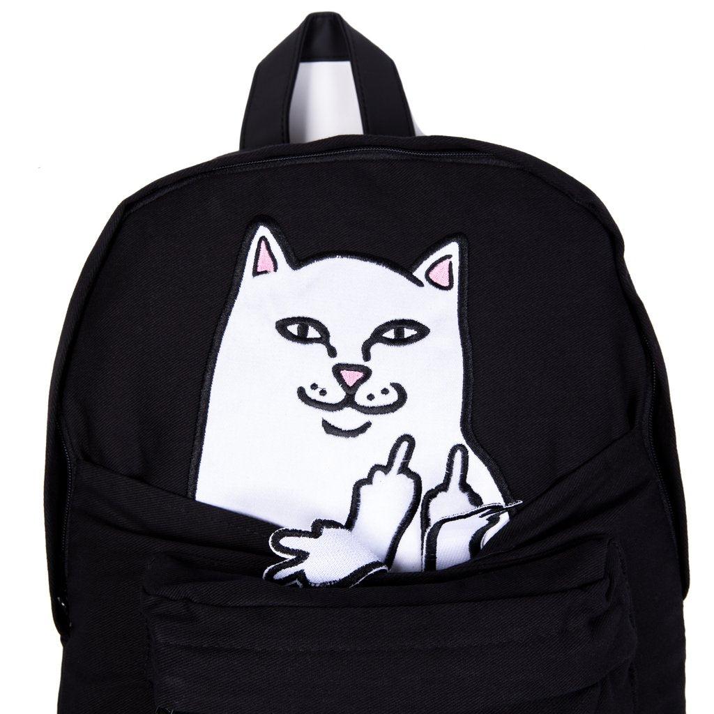 RIPNDIP Lord Nermal Velcro Hands Backpack - Black image 3