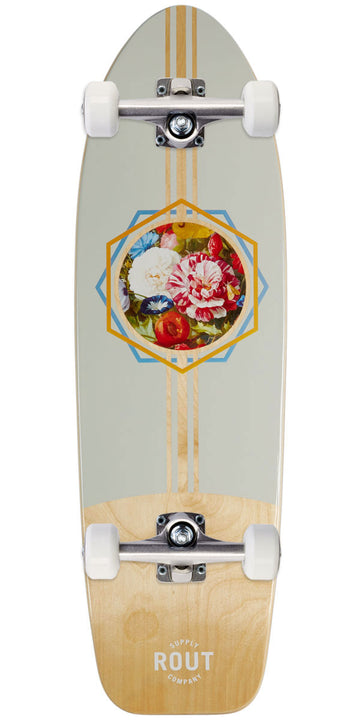 Rout Floral Cruiser Skateboard Complete