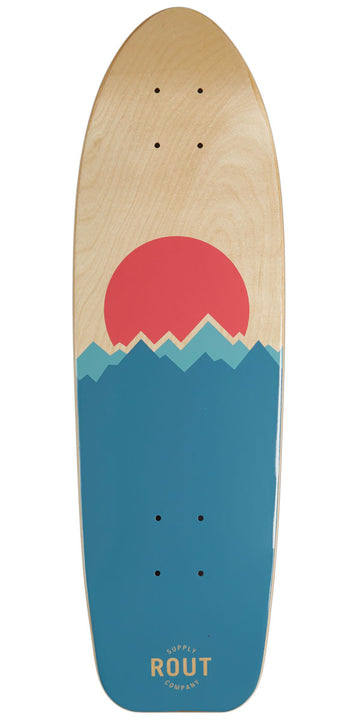Rout Peaks Cruiser Skateboard Deck