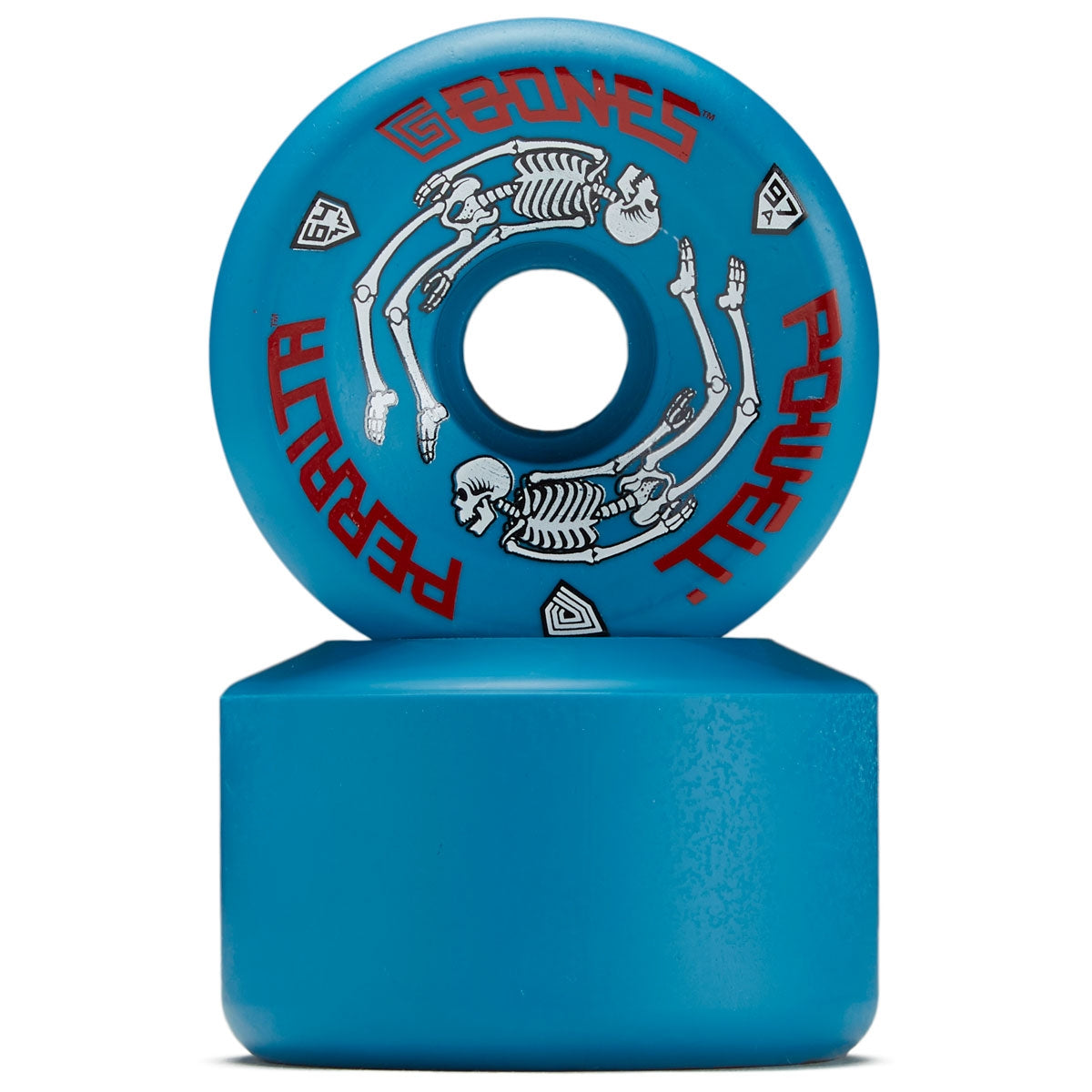 Powell-Peralta G Bones 97A Skateboard Wheels - Blue - 64mm image 2