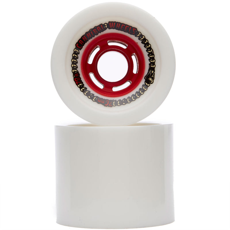 Venom Cannibal Longboard Wheels 76mm 78a Red Core