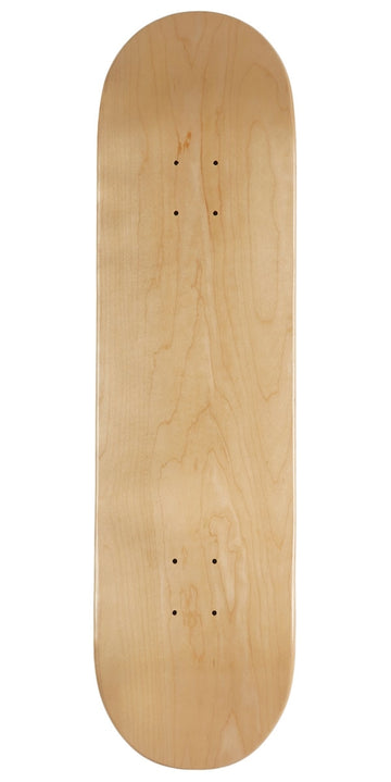 Blank Maple 7 Ply Resin Skateboard Deck - 7.25