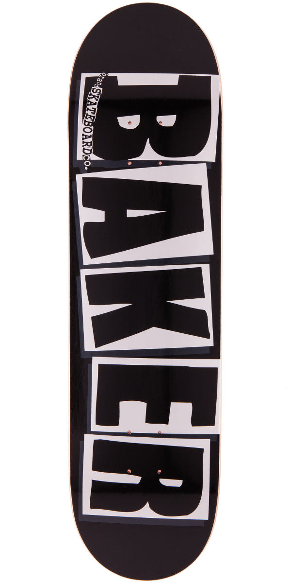 Baker Brand Logo Skateboard Deck - Black/White - 8.475
