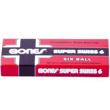 Bones Super Swiss 6 Bearings - Blue