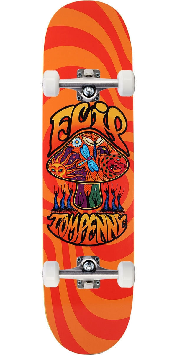 Flip Penny Love Shroom Skateboard Complete - Orange - 8.00