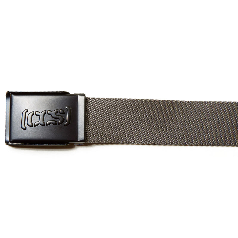 CCS Black Logo Buckle Belt - Grey
