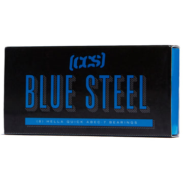 CCS Blue Steel Abec 7 Skateboard Bearings - Packaged