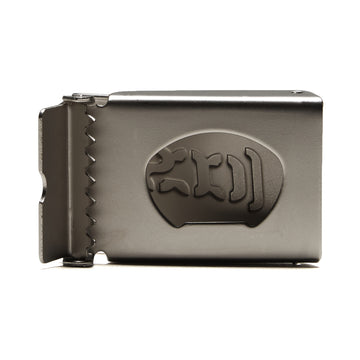 CCS Silver Logo Buckle Belt - Tan