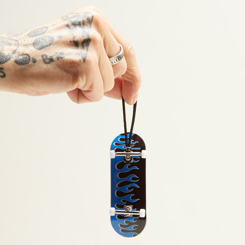CCS Flames Fingerboard - Black/Blue