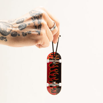 CCS Flames Fingerboard - Black/Red