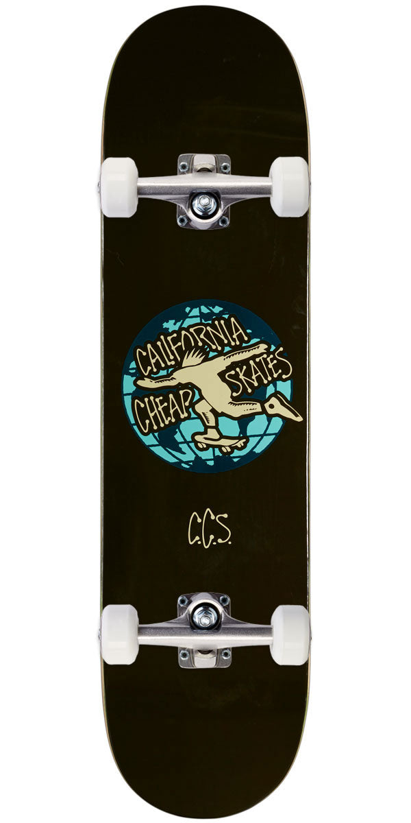 CCS Globe Skateboard Complete - Black - 7.75