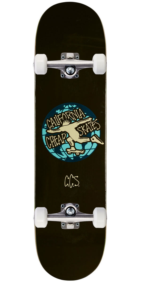 CCS Globe Skateboard Complete - Black - 8.125