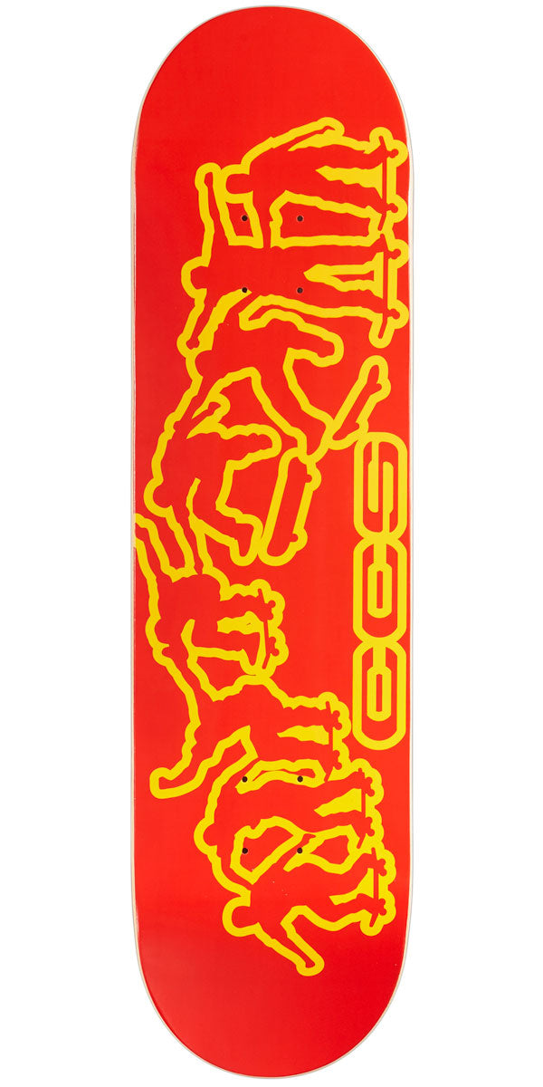 CCS Kickflip 2000 Skateboard Deck - Red - 8.25