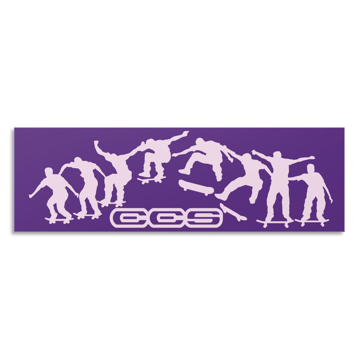 CCS Kickflip Sticker - Purple/Lt Pink image 1