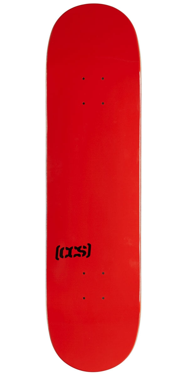CCS Logo Skateboard Deck - Red - 8.125