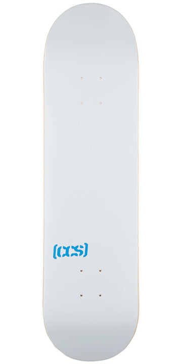 CCS Logo Skateboard Deck - White - 7.25