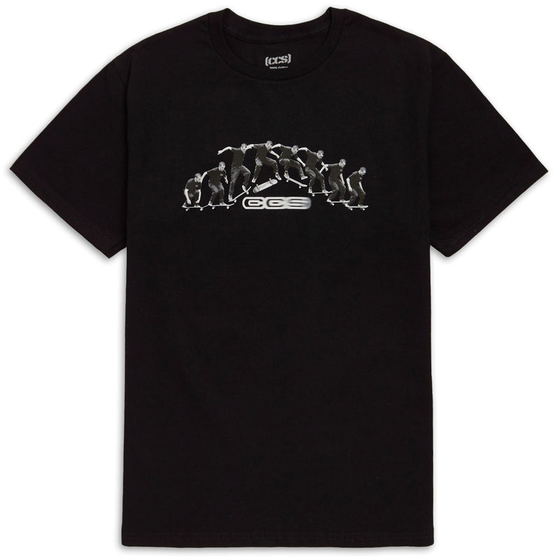 CCS Mason Kickflip T-Shirt - Black - XXL