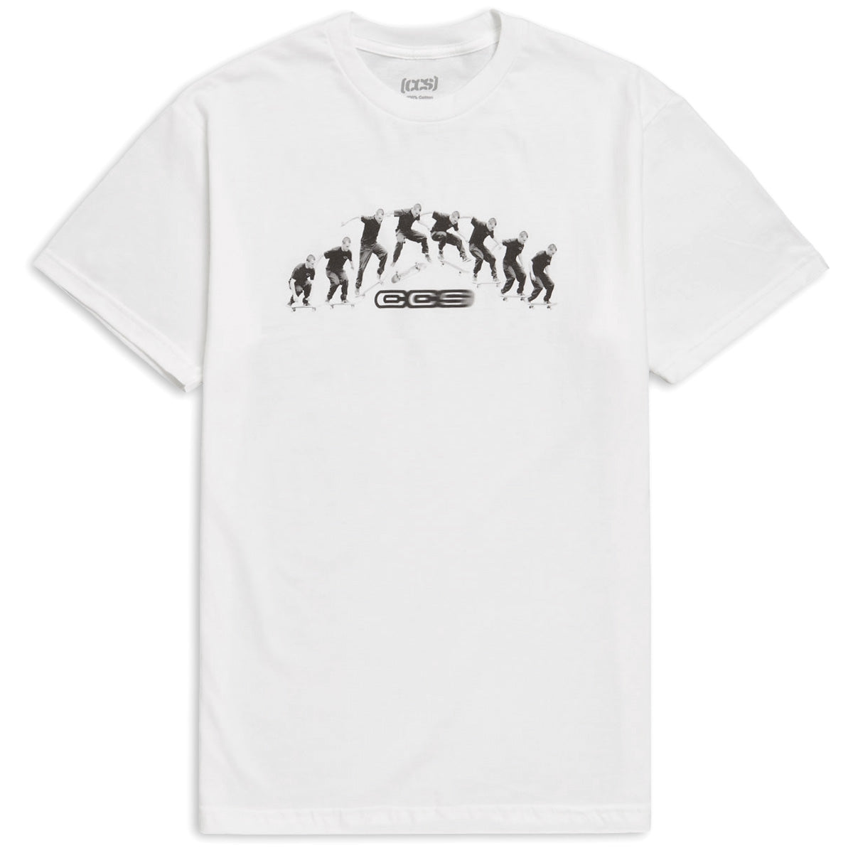 CCS Mason Kickflip T-Shirt - White - MD image 1