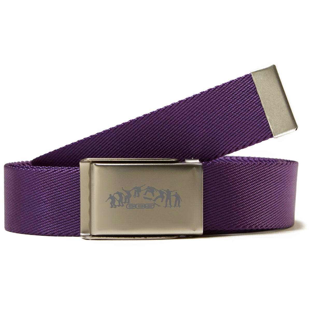 CCS Silver Kickflip Buckle Belt - Purple image 1