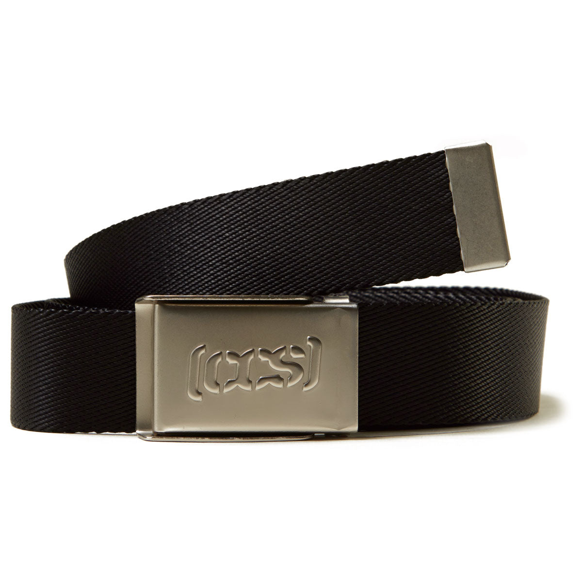 CCS Silver Logo Buckle Belt - Black image 1