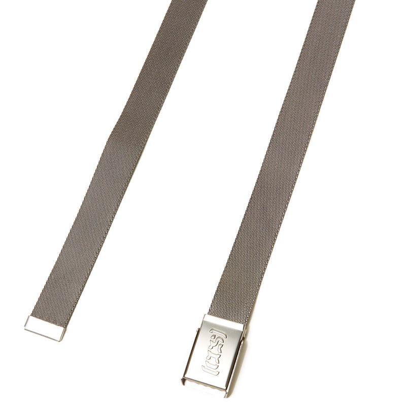 CCS Silver Logo Buckle Belt - Grey