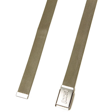 CCS Silver Logo Buckle Belt - Olive