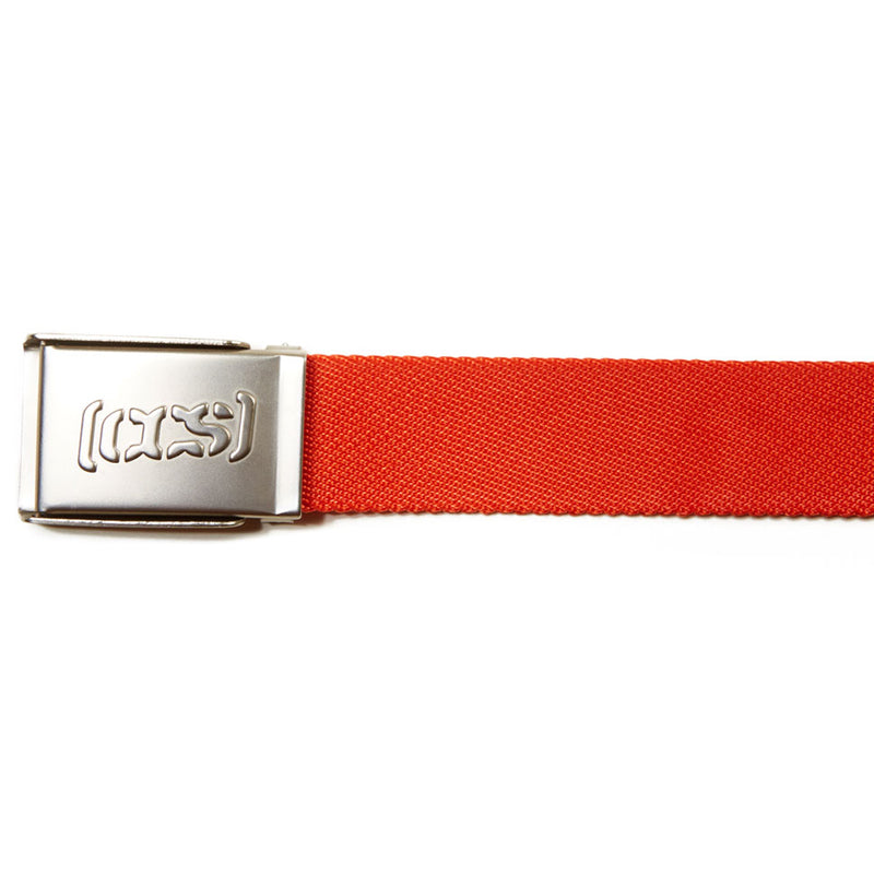 CCS Silver Logo Buckle Belt - Orange