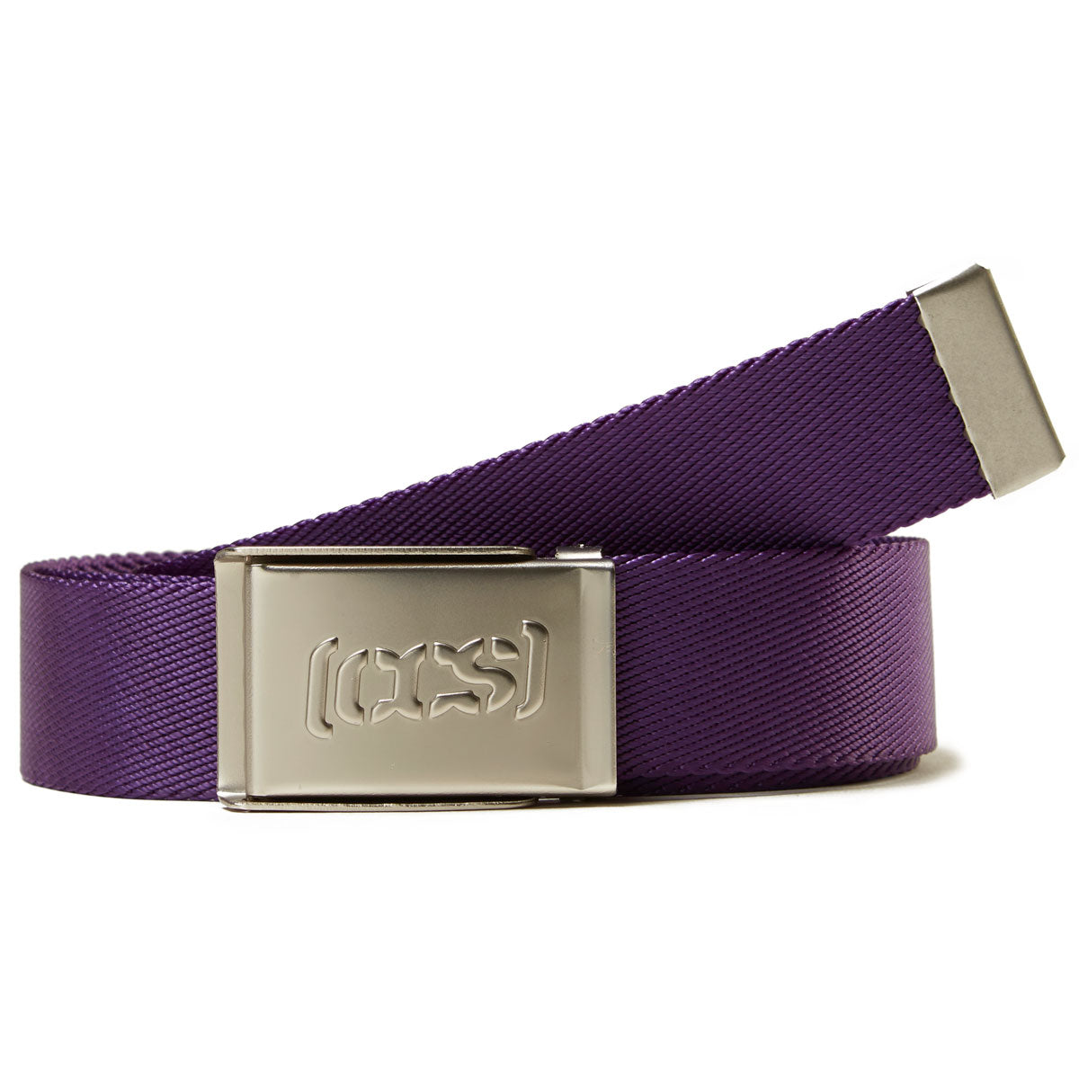 CCS Silver Logo Buckle Belt - Purple image 1
